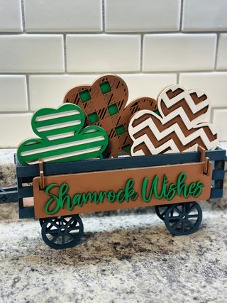 Shamrock Wishes Wagon Inserts