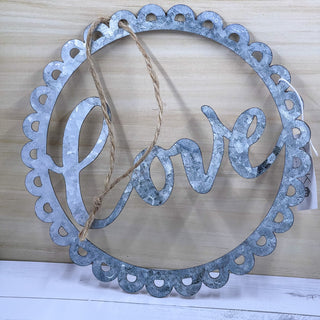 Decorative Tin Wreath