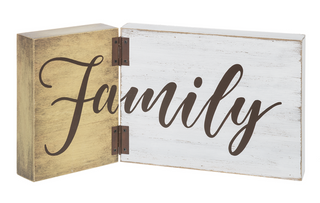 Family Hinged Sign