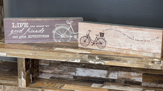 Small Bicycle Plaques