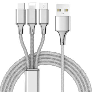 10 ft 3 in 1 USB Multi Charging Cable