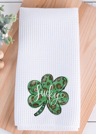 Lucky Shamrock Towel