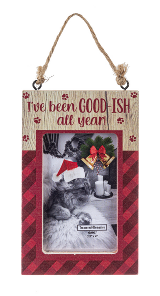Feliz Naughty Pets - Photo Frame Ornaments