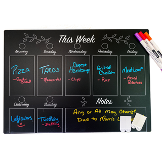 Chalkboard Weekly Calendar Set