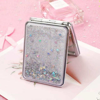 Glitter Compact Mirror