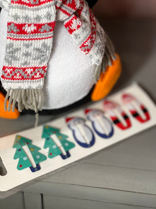 Holiday Friends Festive Hair Clips (Set of 6)