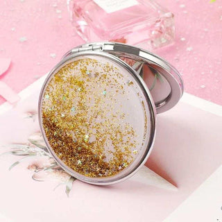 Glitter Compact Mirror