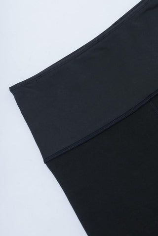 Black Fleece Lined Leggings With Pockets