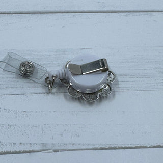 Floral Badge Clip