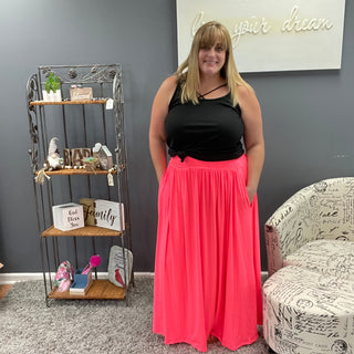 Smocked Waistband Maxi Skirt or Tube Dress