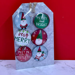 Holiday Gnome Magnet Set - Set of 6