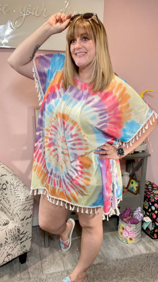 Tie Dye Cover-Up