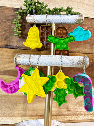 Pop It Ornaments - Set of 9