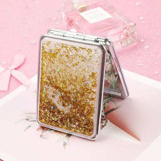 Glitter Compact Mirror