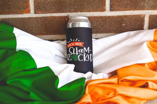 St Patricks Day Slim Can Koozie