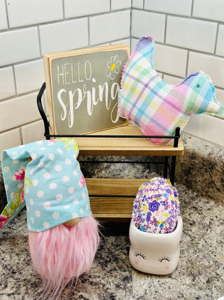 ‘Hello Spring’ Block Sign