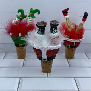 Holiday Wiggle Leg Bottle Toppers