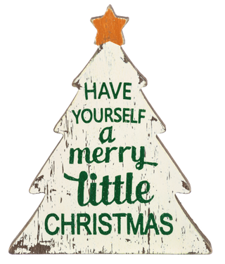 Country Christmas Tree Figurines