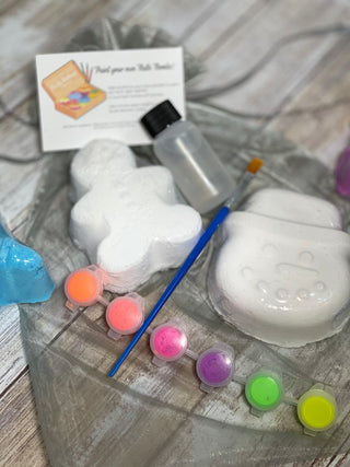 Paint Your Own Bath Bomb Kits