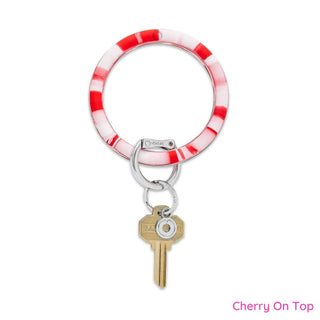 Marble Collection - Silicone Big O® Key Ring