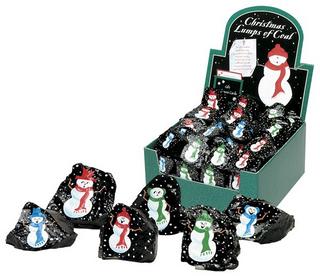 Christmas Lumps of Coal - Snowmen