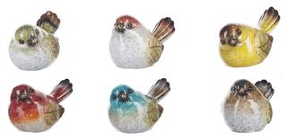 Mini Leaf Bird Figurines