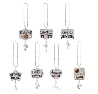 Sports Mom Car Charms