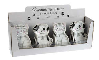 Pawsitively Yours Forever Trinket Dishes