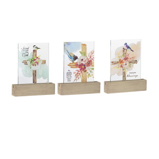 Flowers of Faith - Desk Plaques