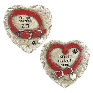 Pet Memorial Heart Stones