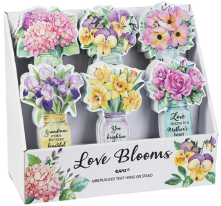 Love Blooms Die Cut Plaques