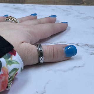 Stainless Steel Spinner Anxiety Rings - Designs