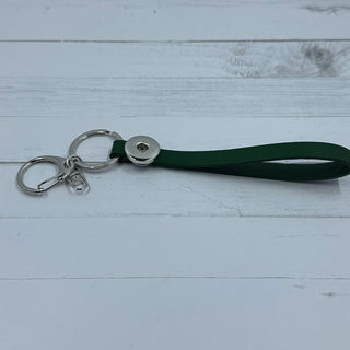 Snap Leather Keychain