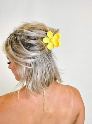 Boujie Bee Flower Hair Claw Clip