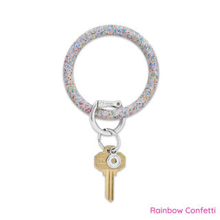 Confetti Collection - Silicone Big O® Key Ring