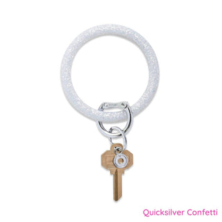 Confetti Collection - Silicone Big O® Key Ring