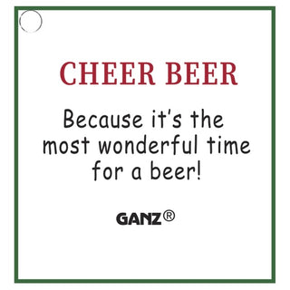Cheer Beer Glass Ornament