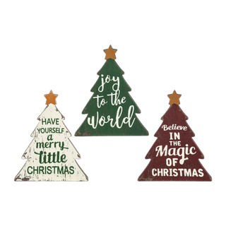 Country Christmas Tree Figurines