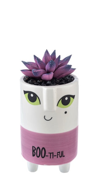 Halloween Spooky Plant Head Figurines