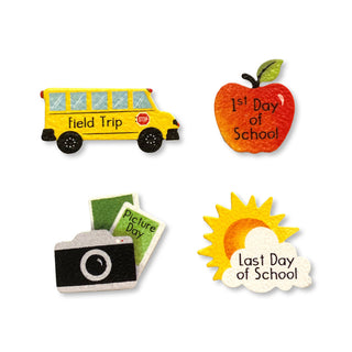 School Days Calendar Magnets Set of 4