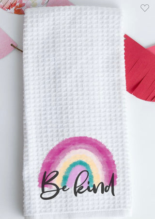 Be Kind Rainbow Towel