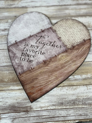 Heart Wall Plaque