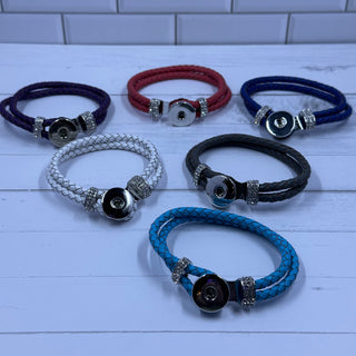 Leather Bracelet w/ Snap