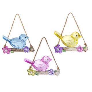 Springtime Bird Ornaments