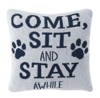 Mini Dog Knit Pillow