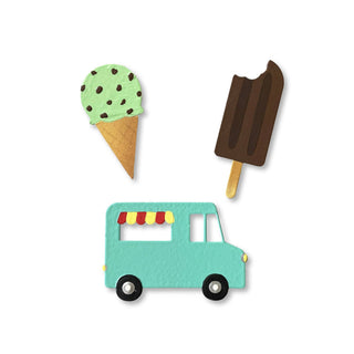 Ice Cream Truck Magnets Set of 3