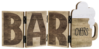 Cut Out Accordion Bar Plaques