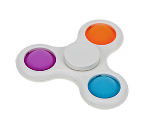 Fidget Spinner with Press and Pop