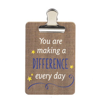 Teach Love Inspire - Mini Clipboard Plaques with Easel