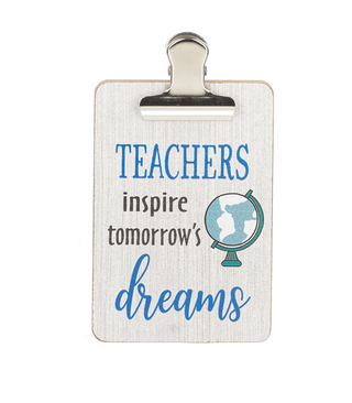 Teach Love Inspire - Mini Clipboard Plaques with Easel